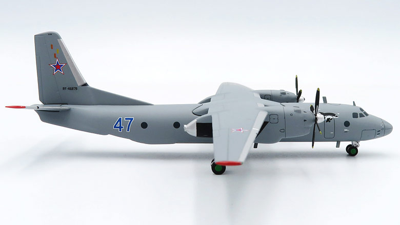 Antonov An-26 airplane scale model.
